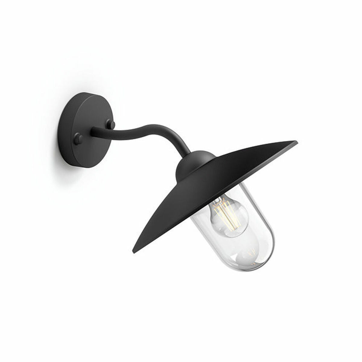 Wall Light Philips 0164330PN Exterior Black Aluminium 60 W E27 Wall Light Philips 0164330PN Exterior Black Aluminium 60 W E27