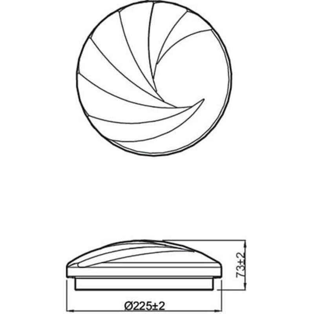 Ceiling Light Philips Plafn  32 cm White 17 W Metal/Plastic (4000 K)