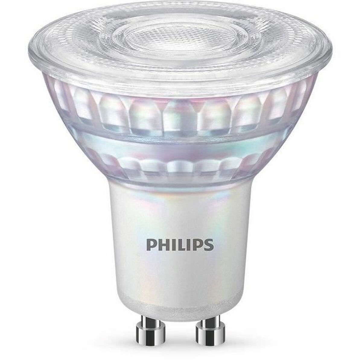 LED lamp Philips 8718699775810 50 W White F 4 W GU10 (3000K) (2 Units) LED lamp Philips 8718699775810 50 W White F 4 W GU10 (3000K) (2 Units)