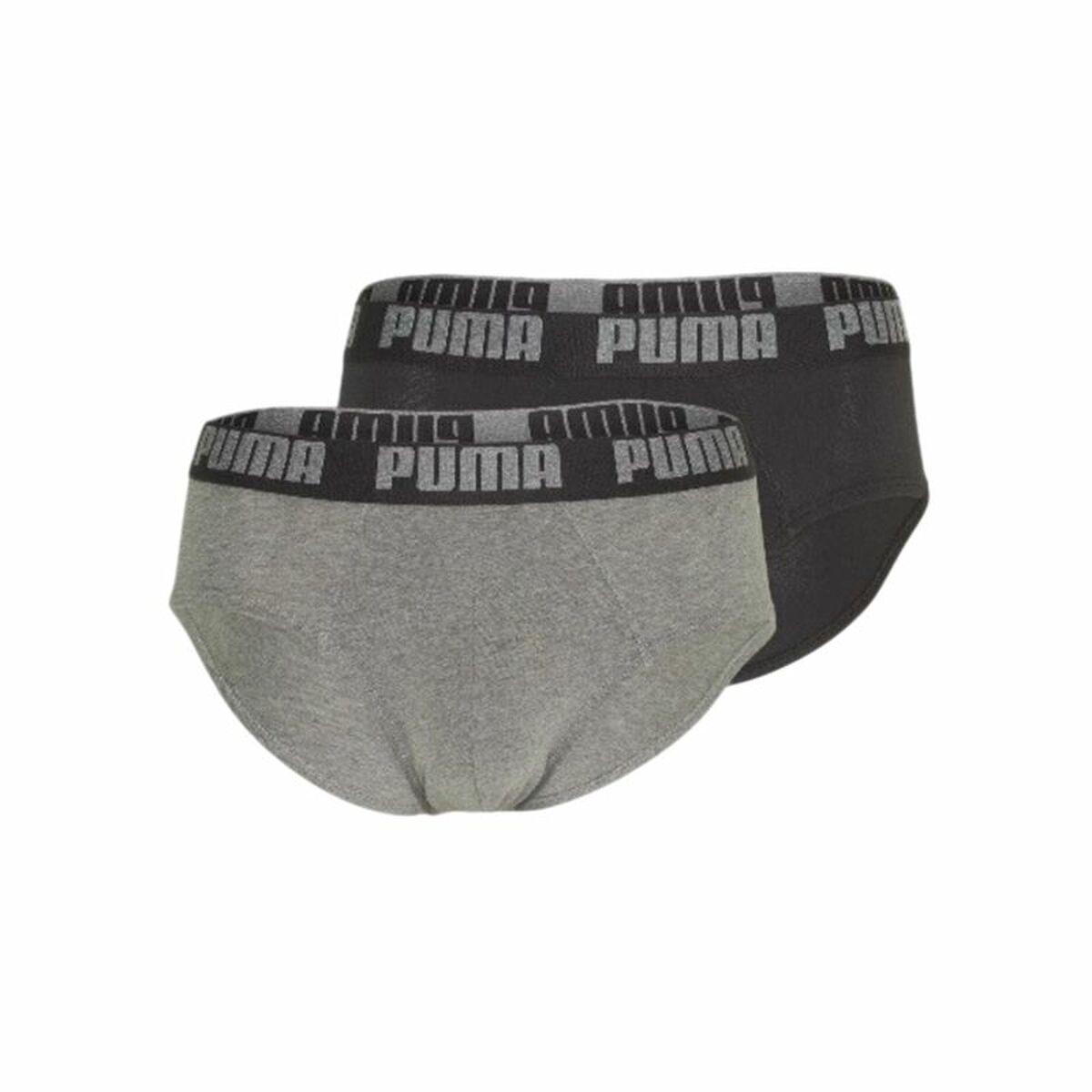 Pack of Underpants Puma Basic Grey 2 Pieces