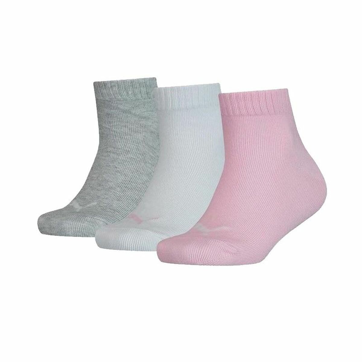 Sports Socks Puma Quarter Multicolour 3 Units Sports Socks Puma Quarter Multicolour 3 Units