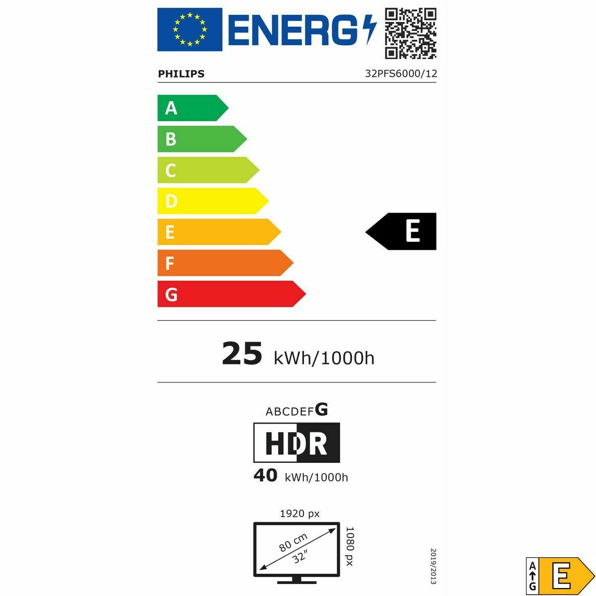 Smart TV Philips 32PFS6000 32″ Full HD LED HDR LCD