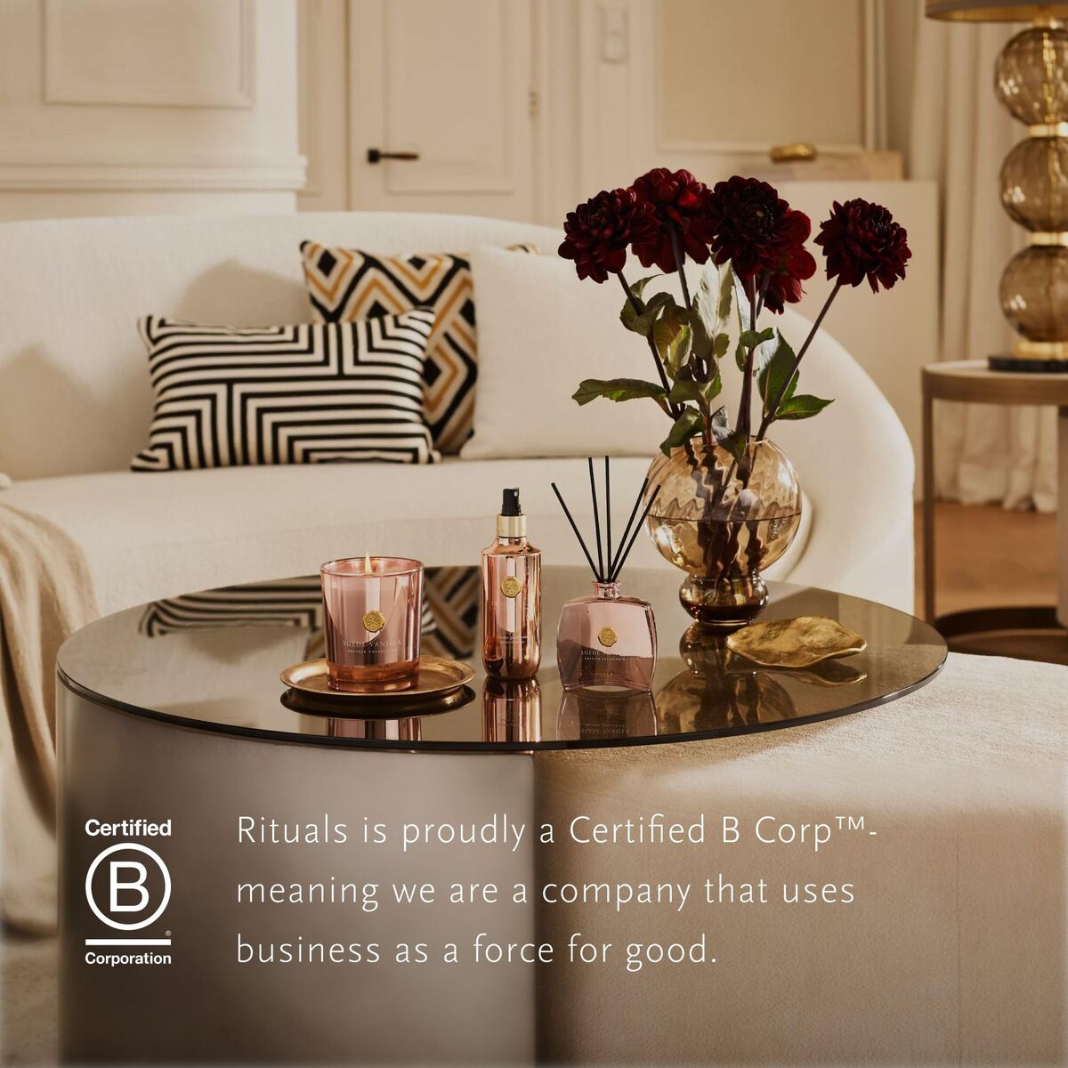 Gift Set Rituals Rituals Private Suede Vanilla 3 Pieces