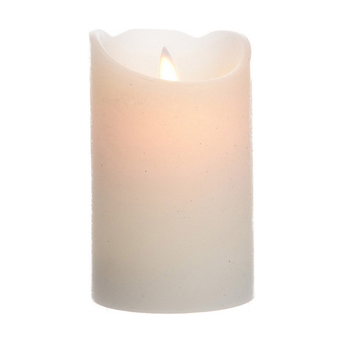 LED Candle Lumineo White Ø 7,5 X 12,5 CM (AA) LED Candle Lumineo White Ø 7,5 X 12,5 CM (AA)
