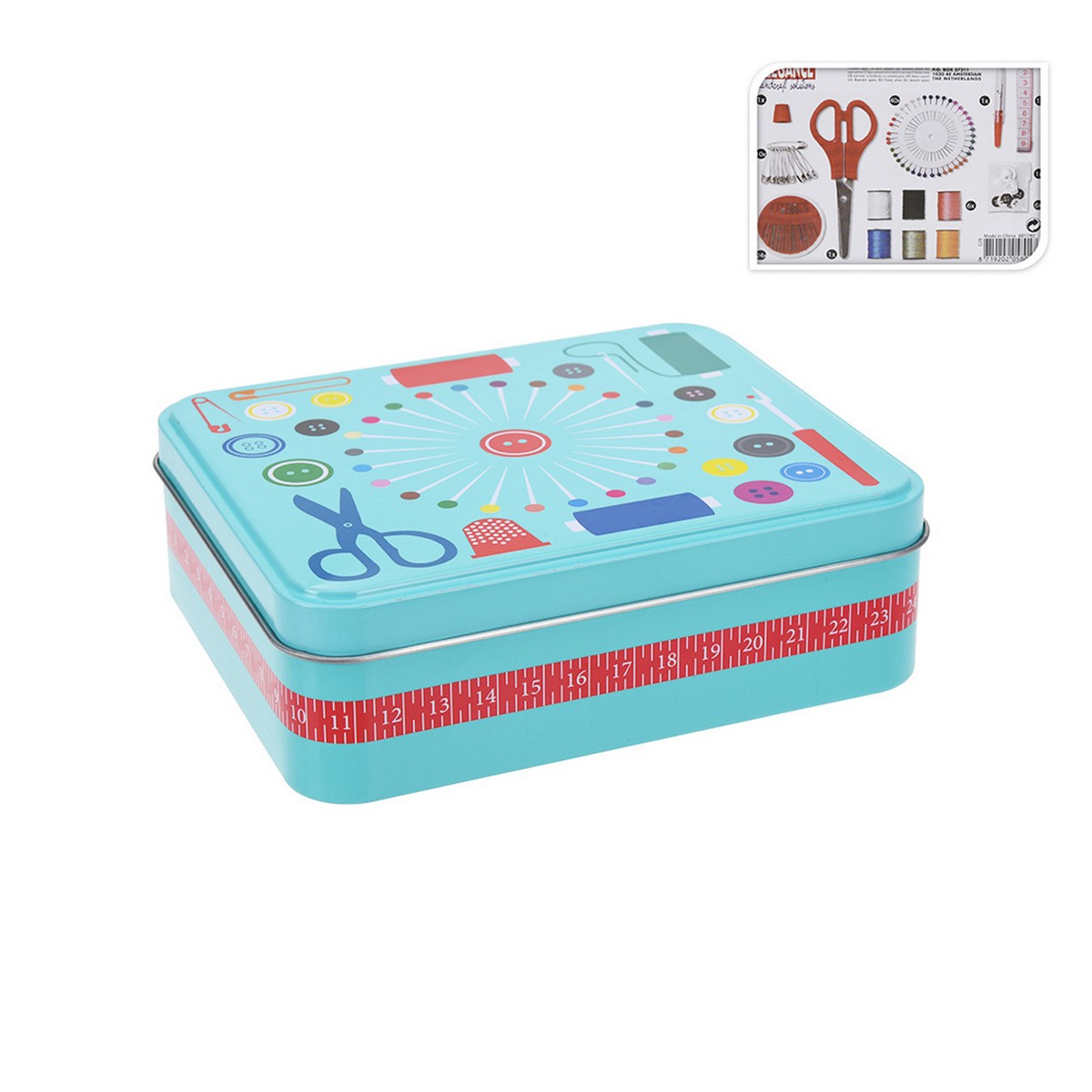 Sewing kit Metal Box Sewing kit Metal Box