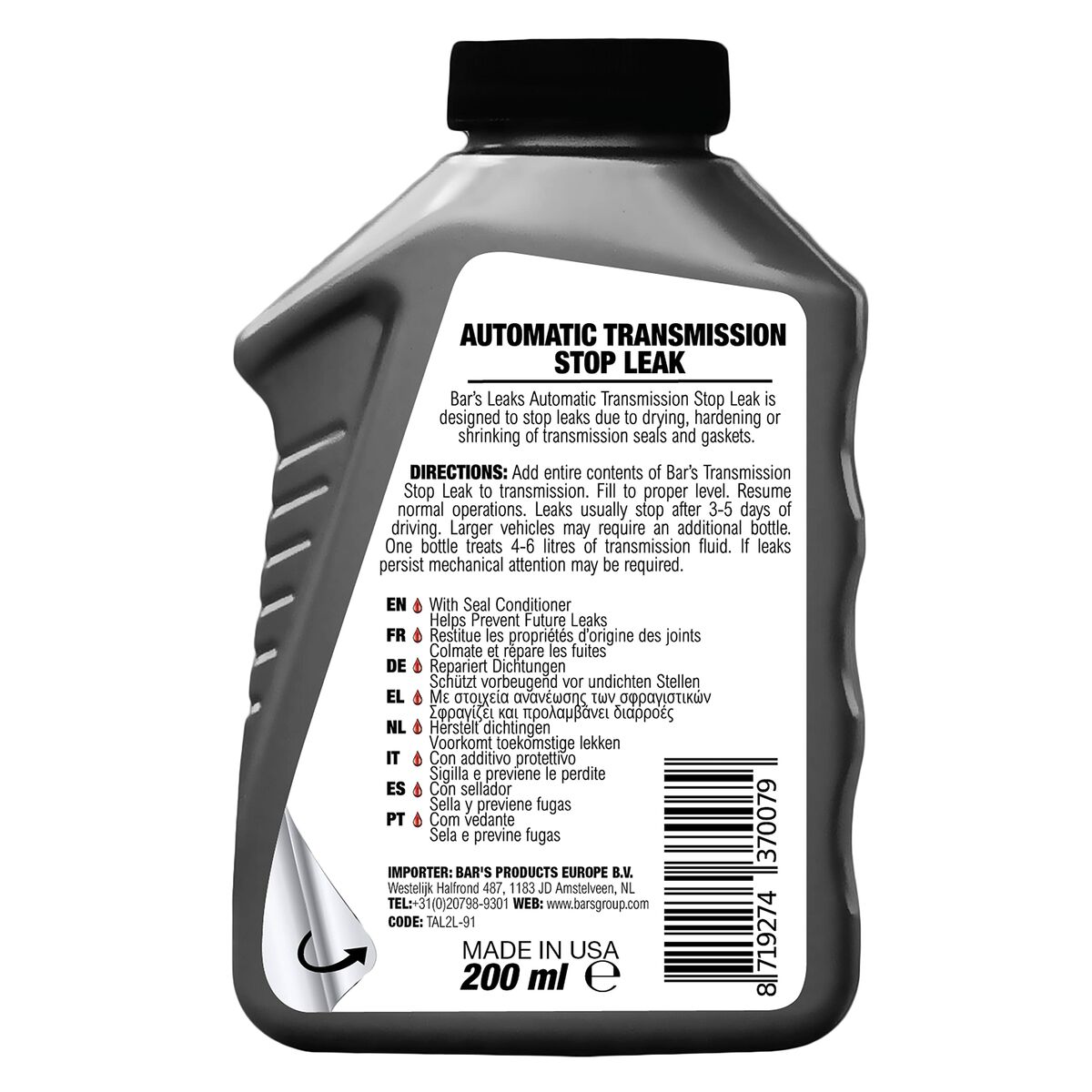 Automatic Transmission Additive Bar’s Leaks BARSTAL2L91 (200 ml)