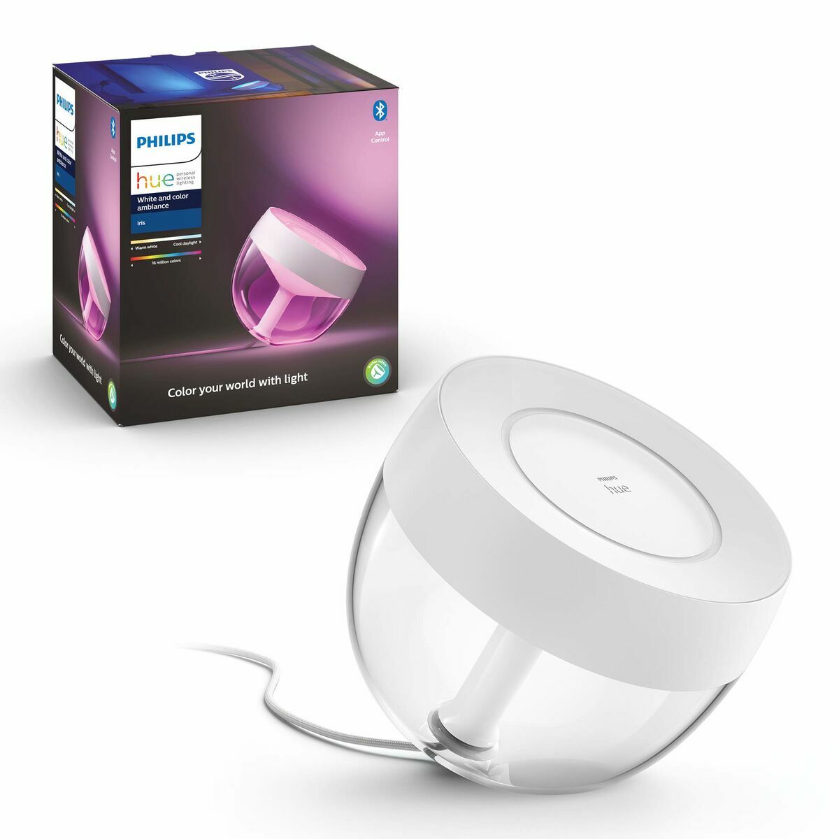 Desk lamp Philips Lámpara de mesa Iris White 220 V 100 – 240 V