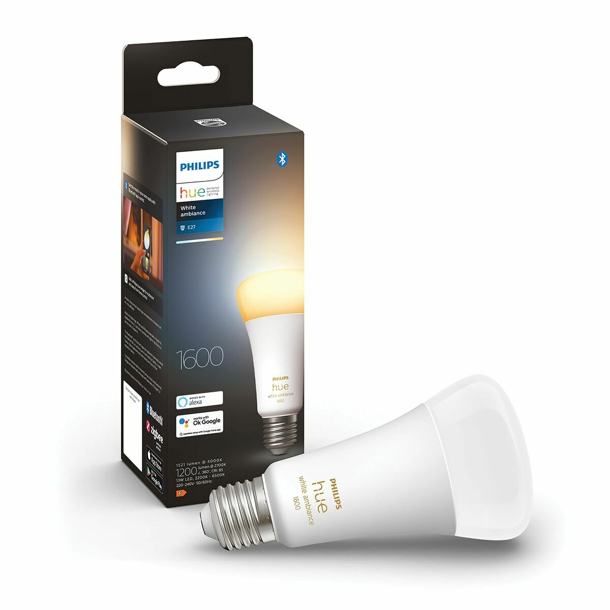 Smart Light bulb Philips Pack de 1 E27 13 W E27 2200K 6500 K Smart Light bulb Philips Pack de 1 E27 13 W E27 2200K 6500 K