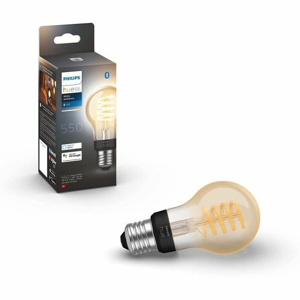 Smart Light bulb Philips Bombilla inteligente A60 – E27 7 W 40 W 60 W E27 Smart Light bulb Philips Bombilla inteligente A60 – E27 7 W 40 W 60 W E27