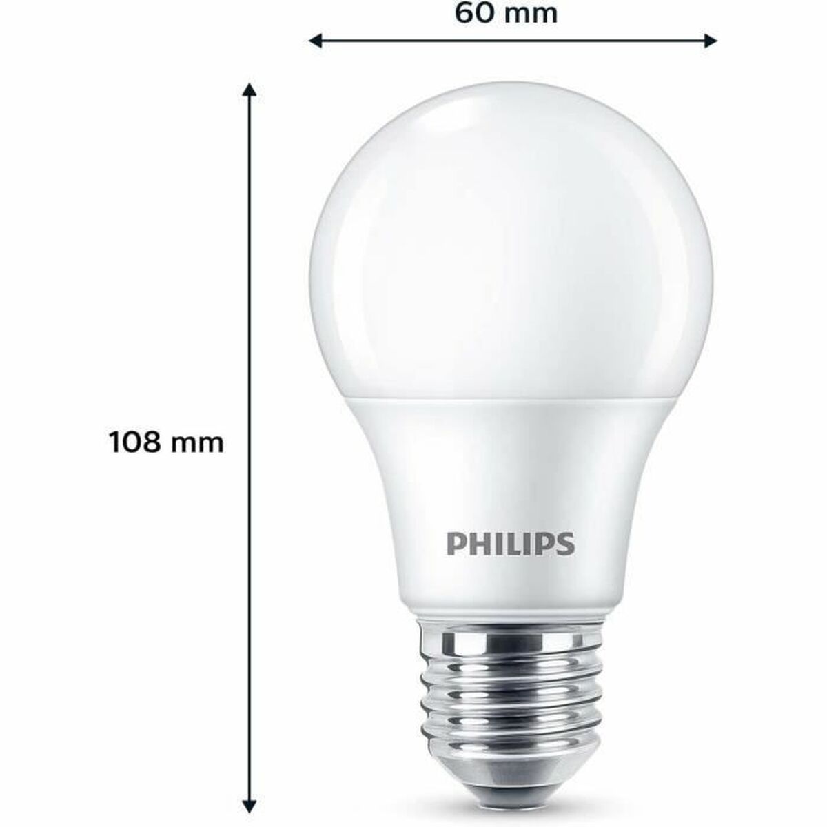 Fluorescent pipe Philips E27 F 8 W 60 W (2700 K)