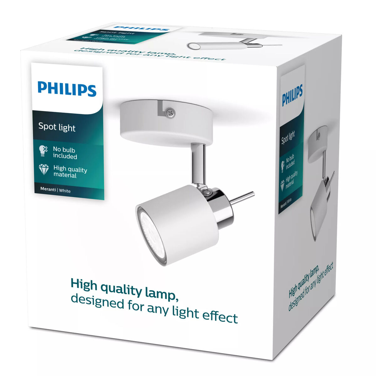 Spotlight Philips meranti White GU10 8 x 15,5 x 8 cm