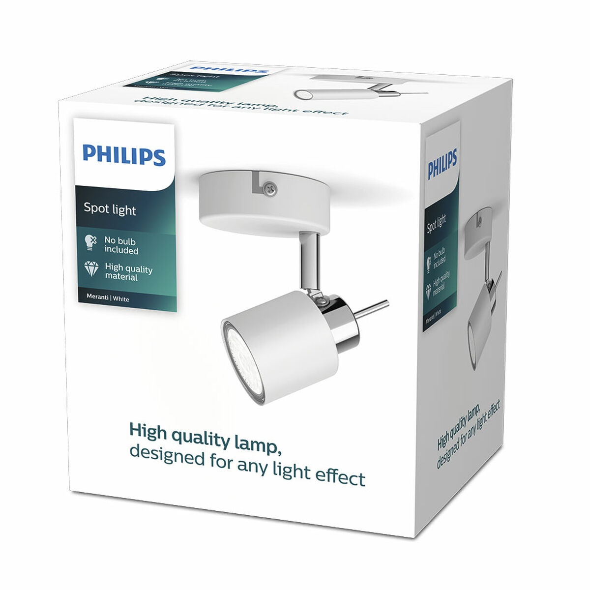 Spotlight Philips meranti White GU10 8 x 15,5 x 8 cm