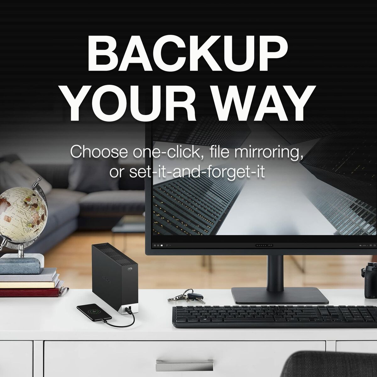 External Hard Drive Seagate STLC20000400 Black 20 TB