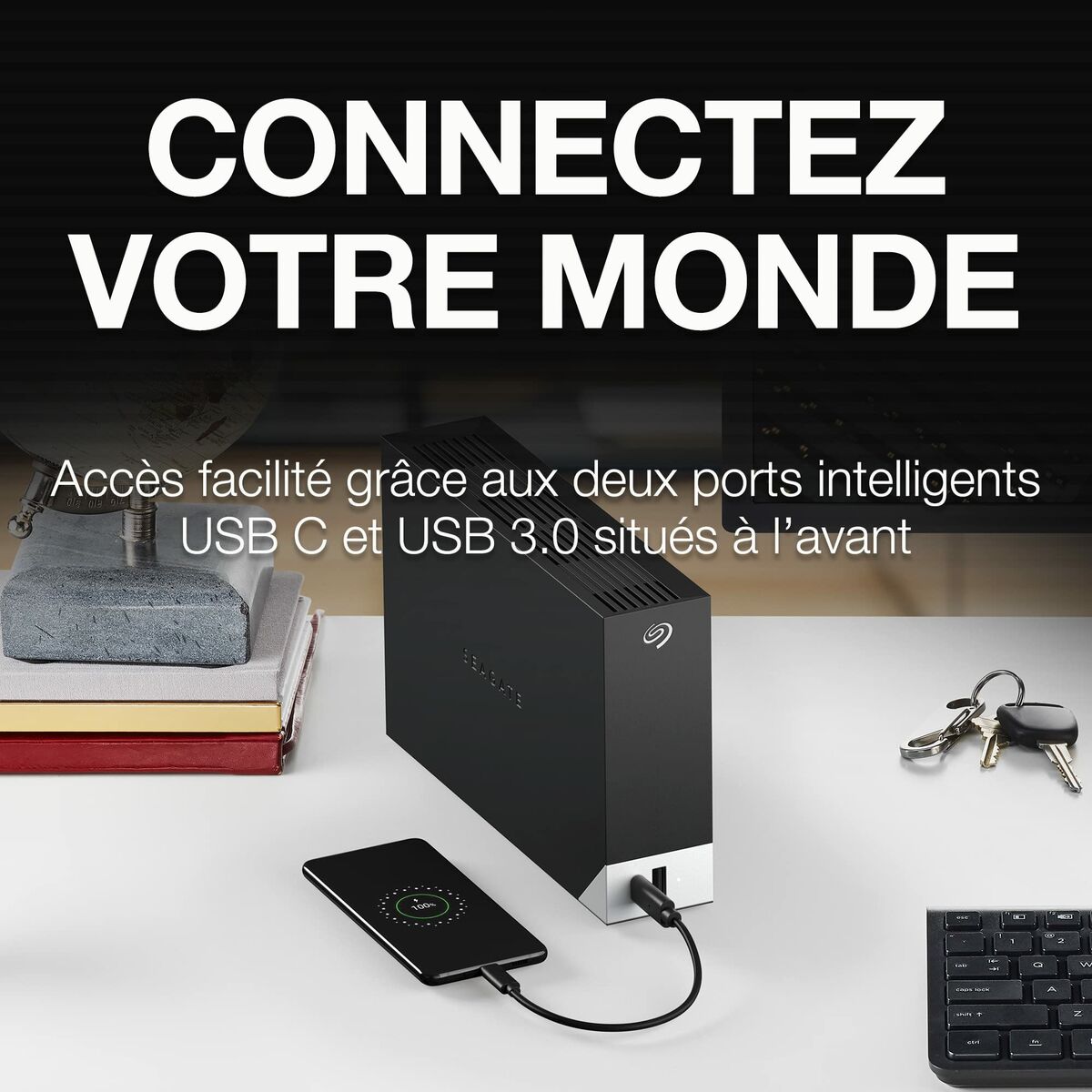 External Hard Drive Seagate STLC20000400 Black 20 TB