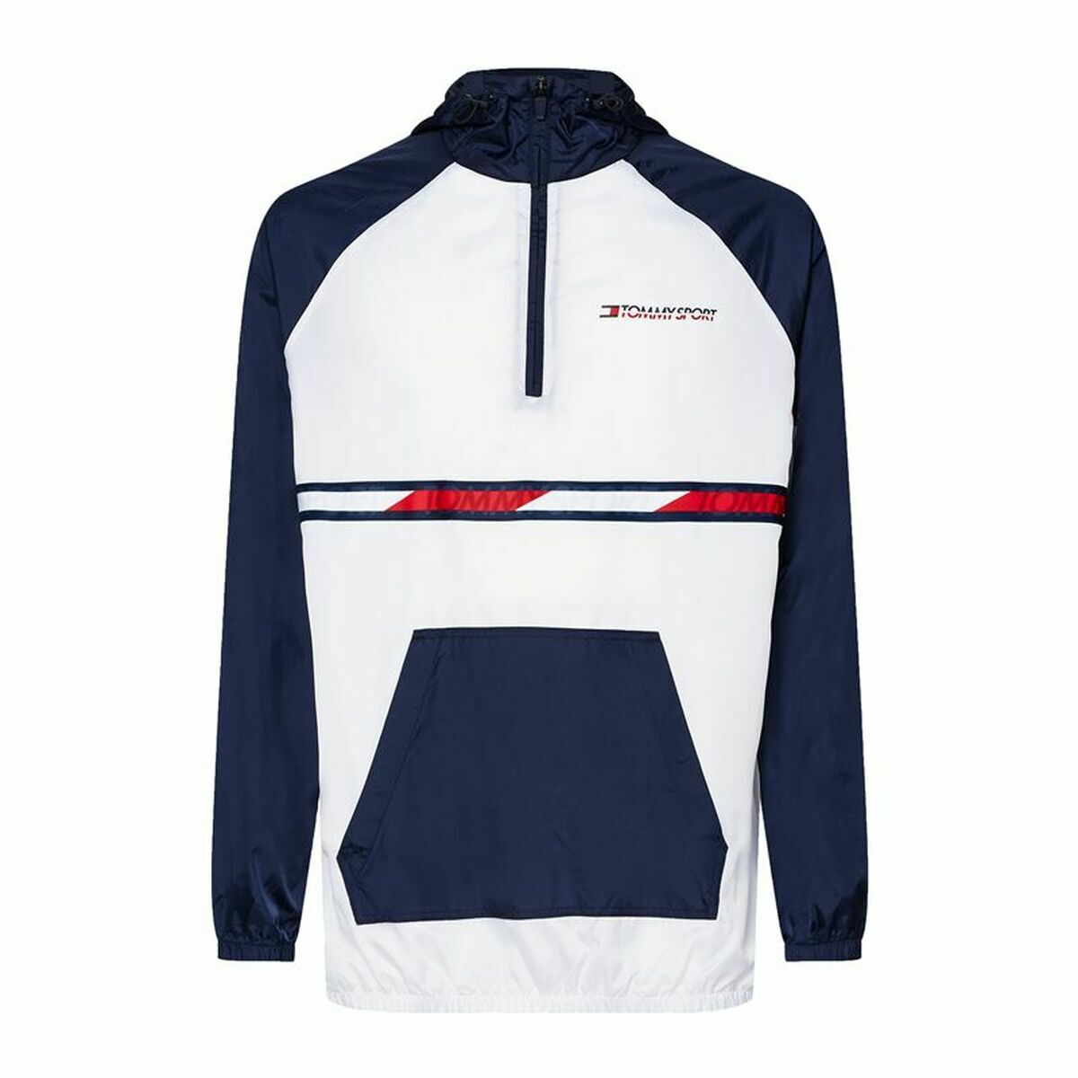 Men’s Sports Jacket Tommy Hilfiger Colour-Blocked Dark blue