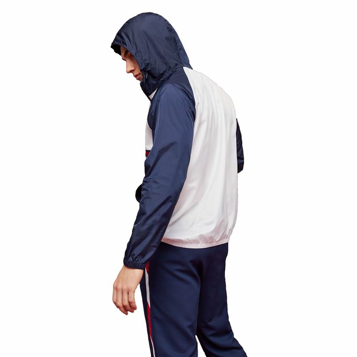 Men’s Sports Jacket Tommy Hilfiger Colour-Blocked Dark blue