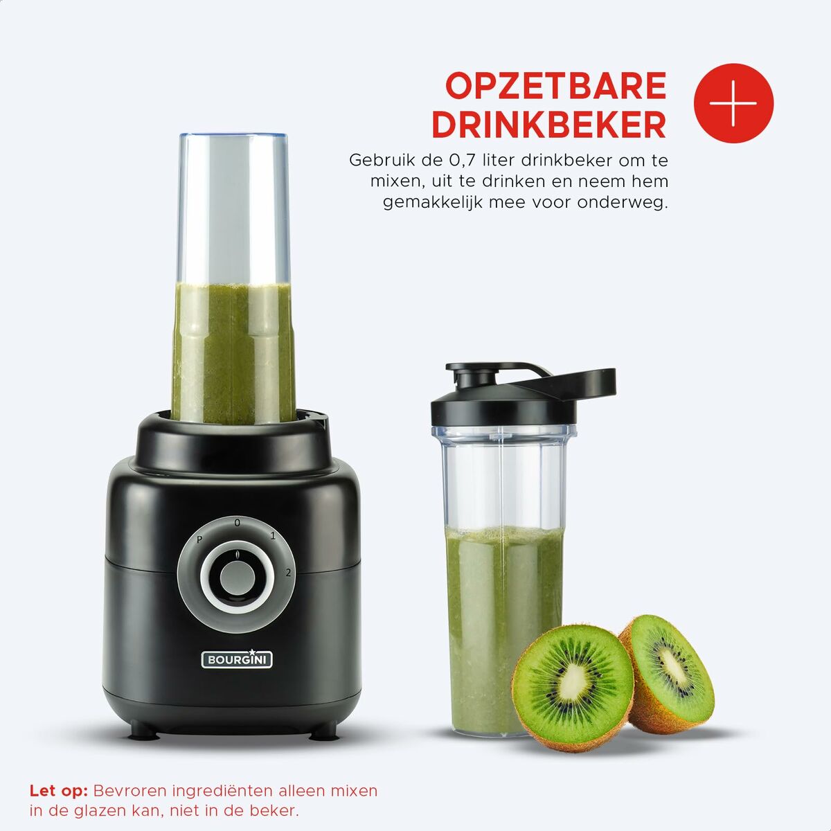 Cup Blender Bourgini 213002 1400 W 1,75 L