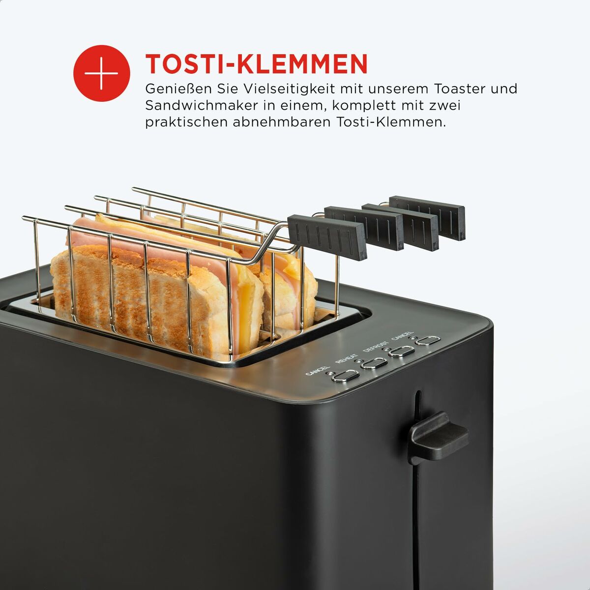 Toaster Bourgini 140402 Black