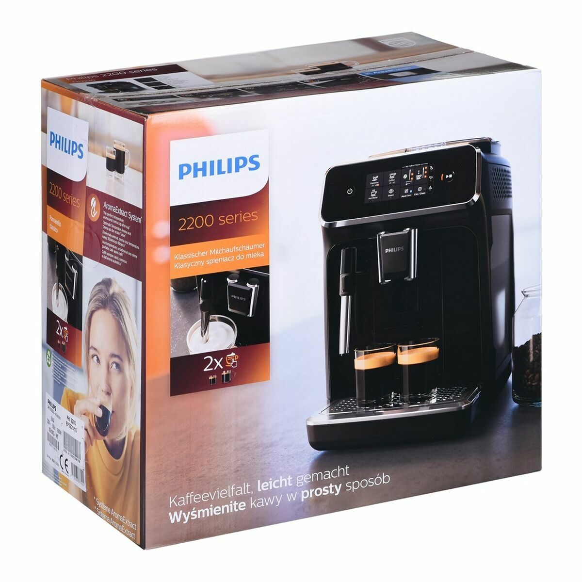 Superautomatic Coffee Maker Philips Black Matte back 1500 W 15 bar 1,8 L