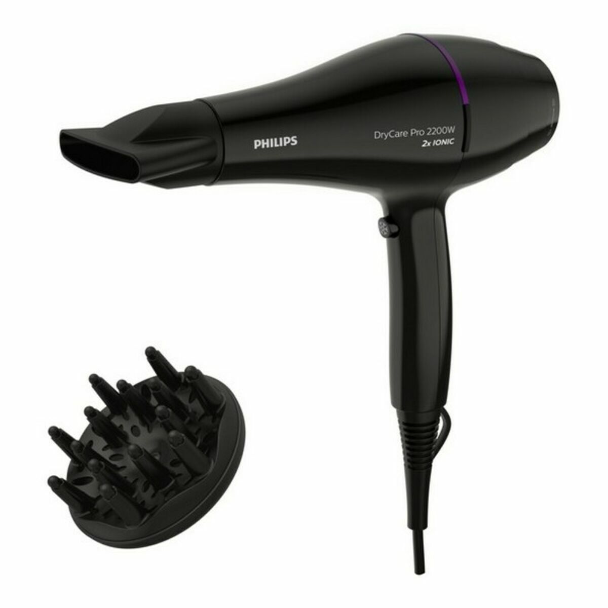 Hairdryer Philips BHD274/00 2200W Black 2200 W Hairdryer Philips BHD274/00 2200W Black 2200 W