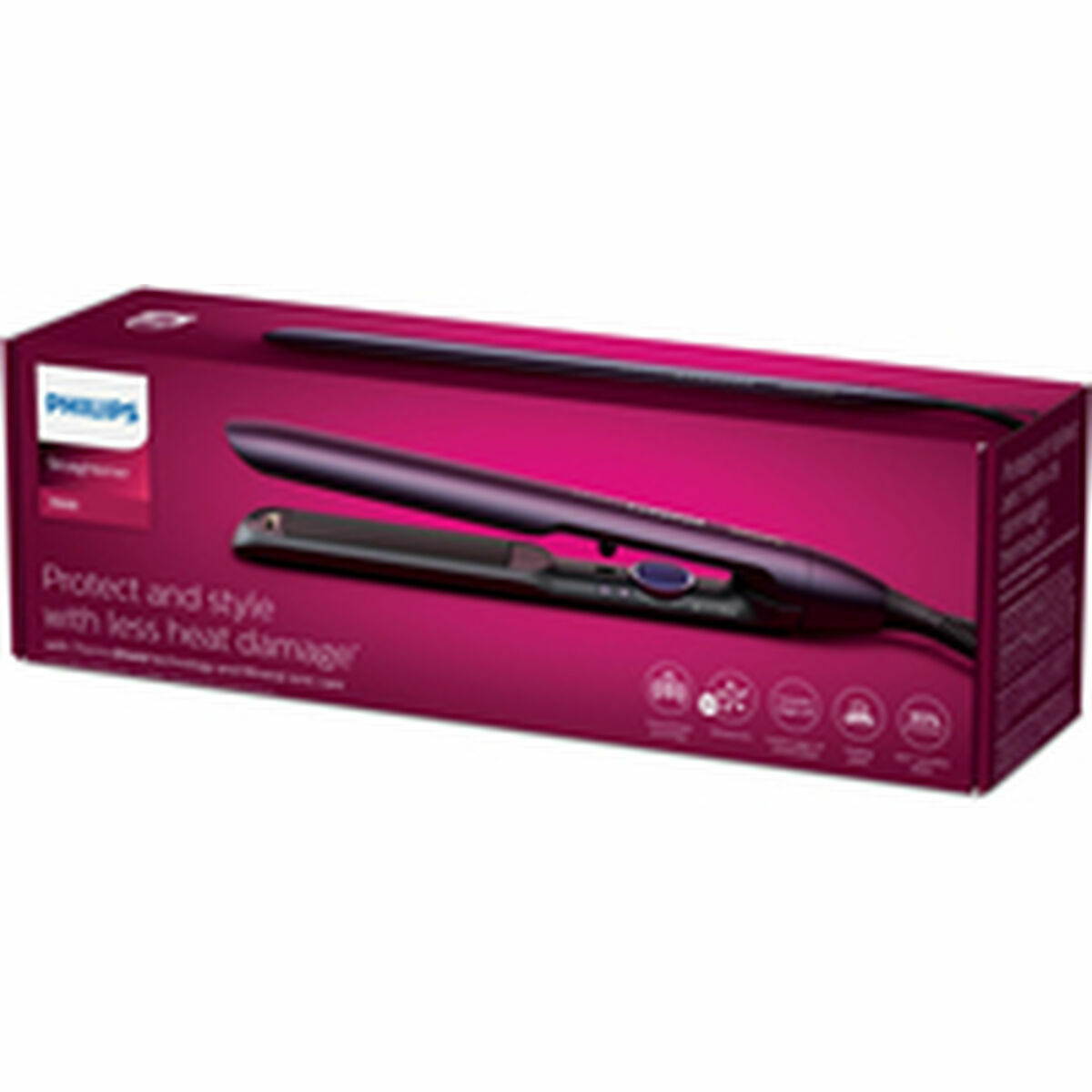 Hair Straightener Philips Purple