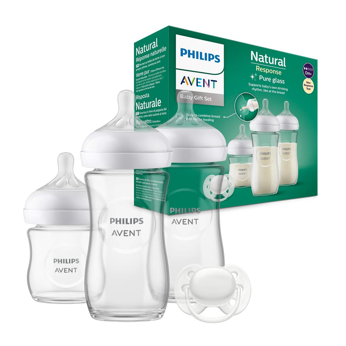Set of baby’s bottles Philips Natural 3.0 SCD878/11 Set of baby’s bottles Philips Natural 3.0 SCD878/11