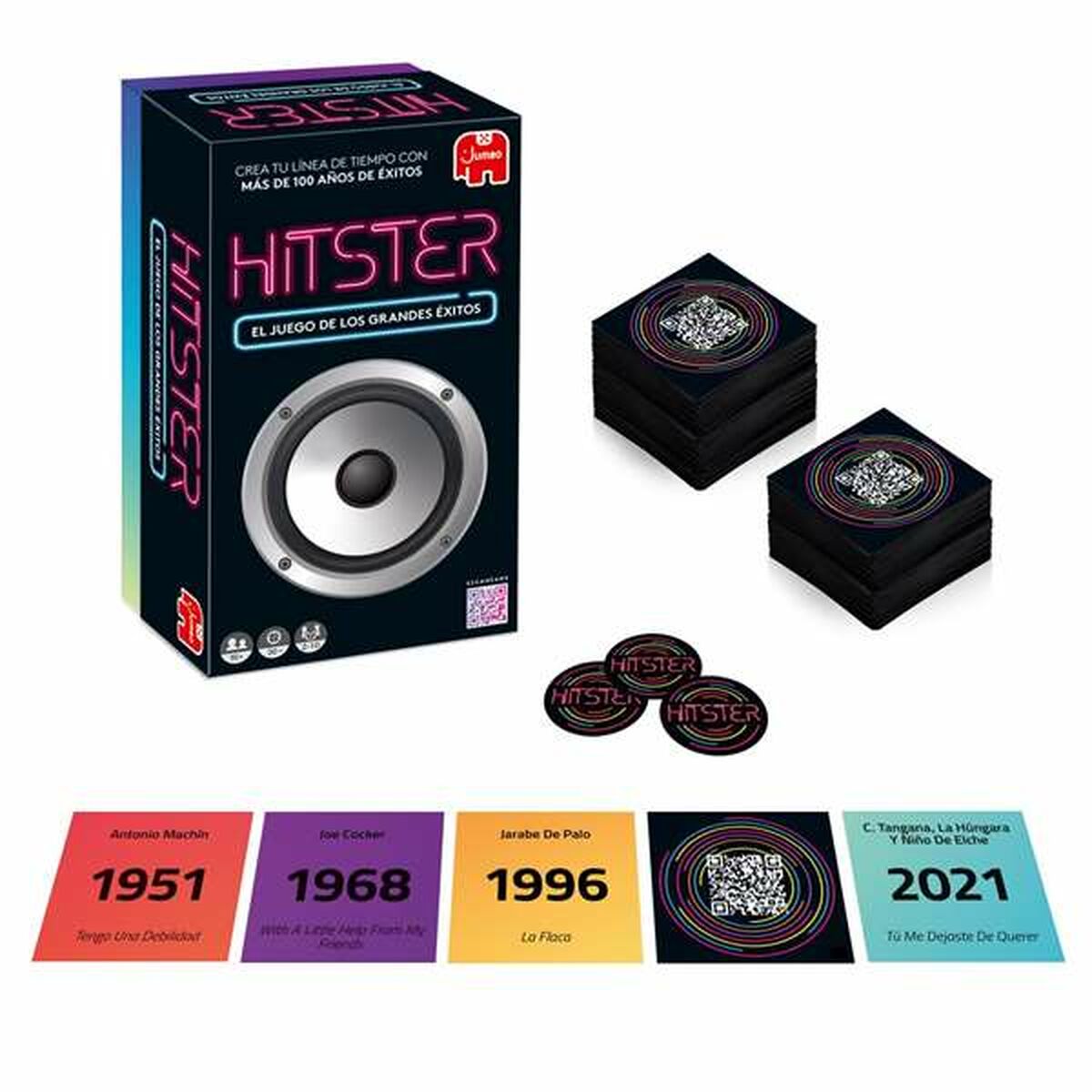 Board game Diset Hitster – Greatest musical hits! (ES)