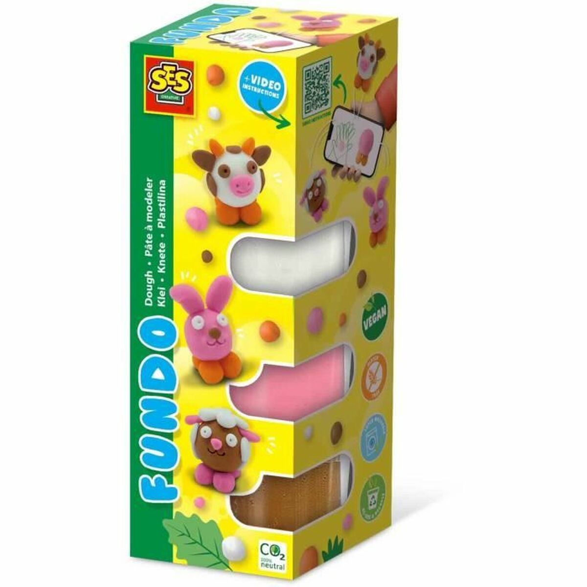 Modelling Clay Game SES Creative (6 Pieces) (4 Units) Modelling Clay Game SES Creative (6 Pieces) (4 Units)