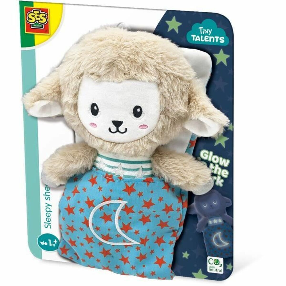 Fluffy toy SES Creative Sleepy sheep