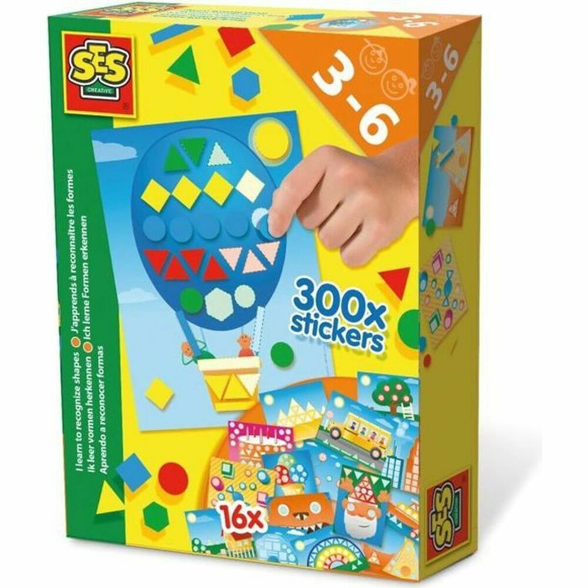 Craft Game SES Creative I’m learning to recognize shapes Multicolour Craft Game SES Creative I’m learning to recognize shapes Multicolour