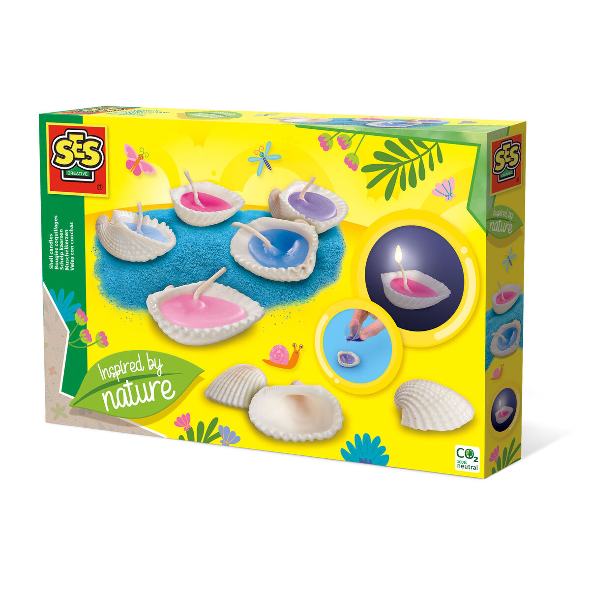 Candles SES Creative Velas con conchas – Inspired by nature
