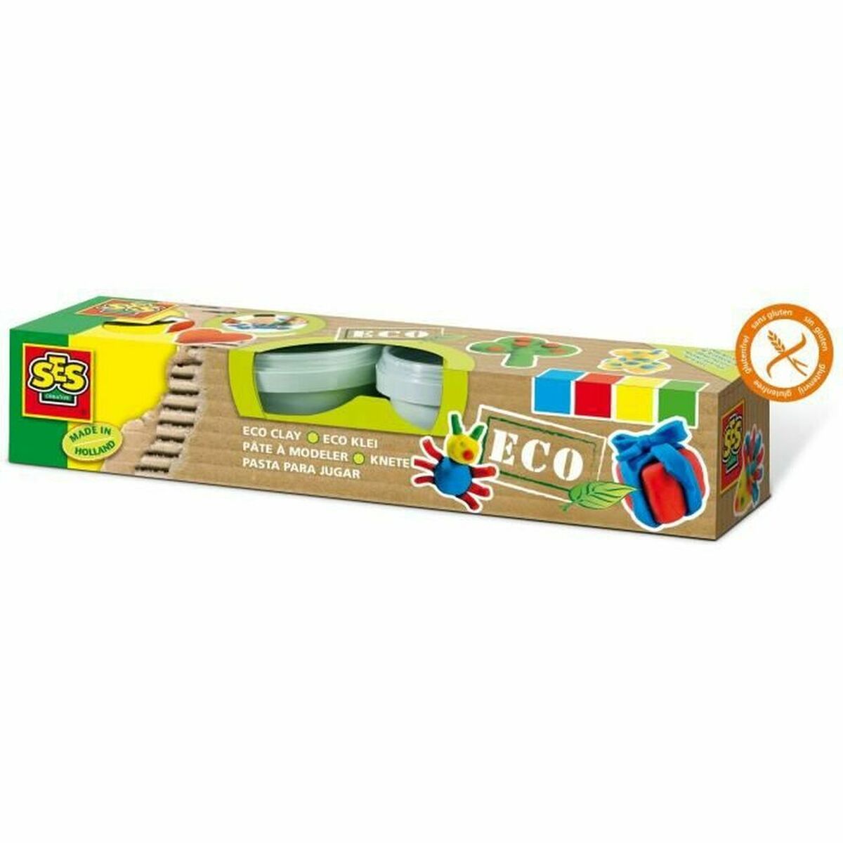 Modelling Clay Game SES Creative Eco 4 colours Modelling Clay Game SES Creative Eco 4 colours