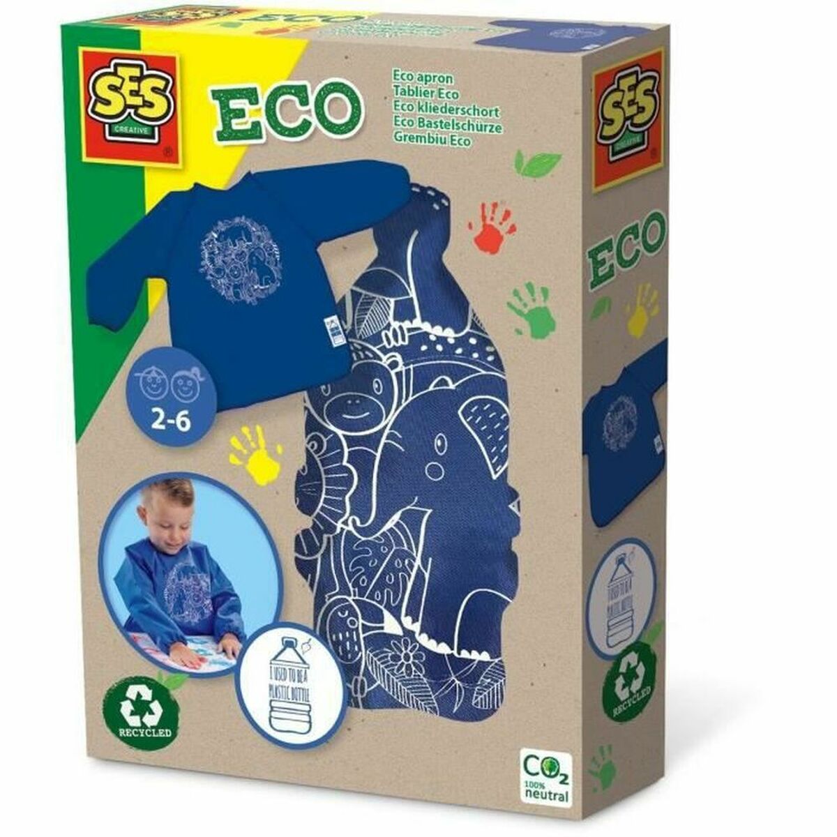 Apron for Colouring SES Creative Eco Apron – 100% Recycled Customised