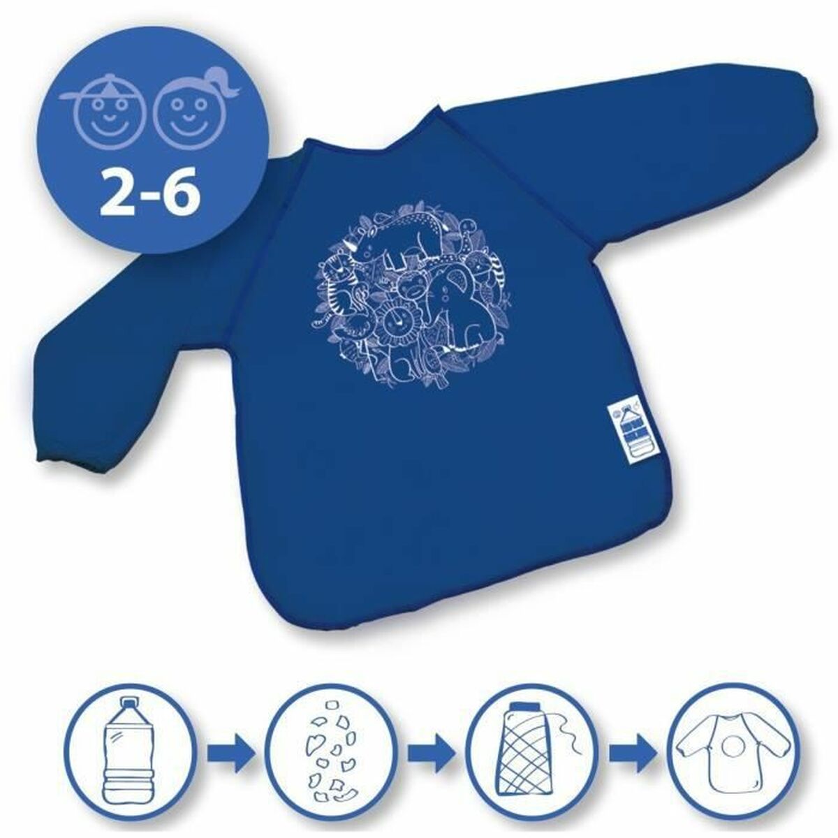 Apron for Colouring SES Creative Eco Apron – 100% Recycled Customised