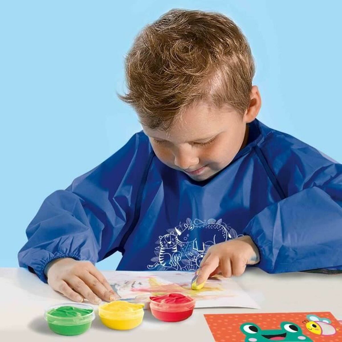 Drawing Set SES Creative Eco Finger Paint Cards