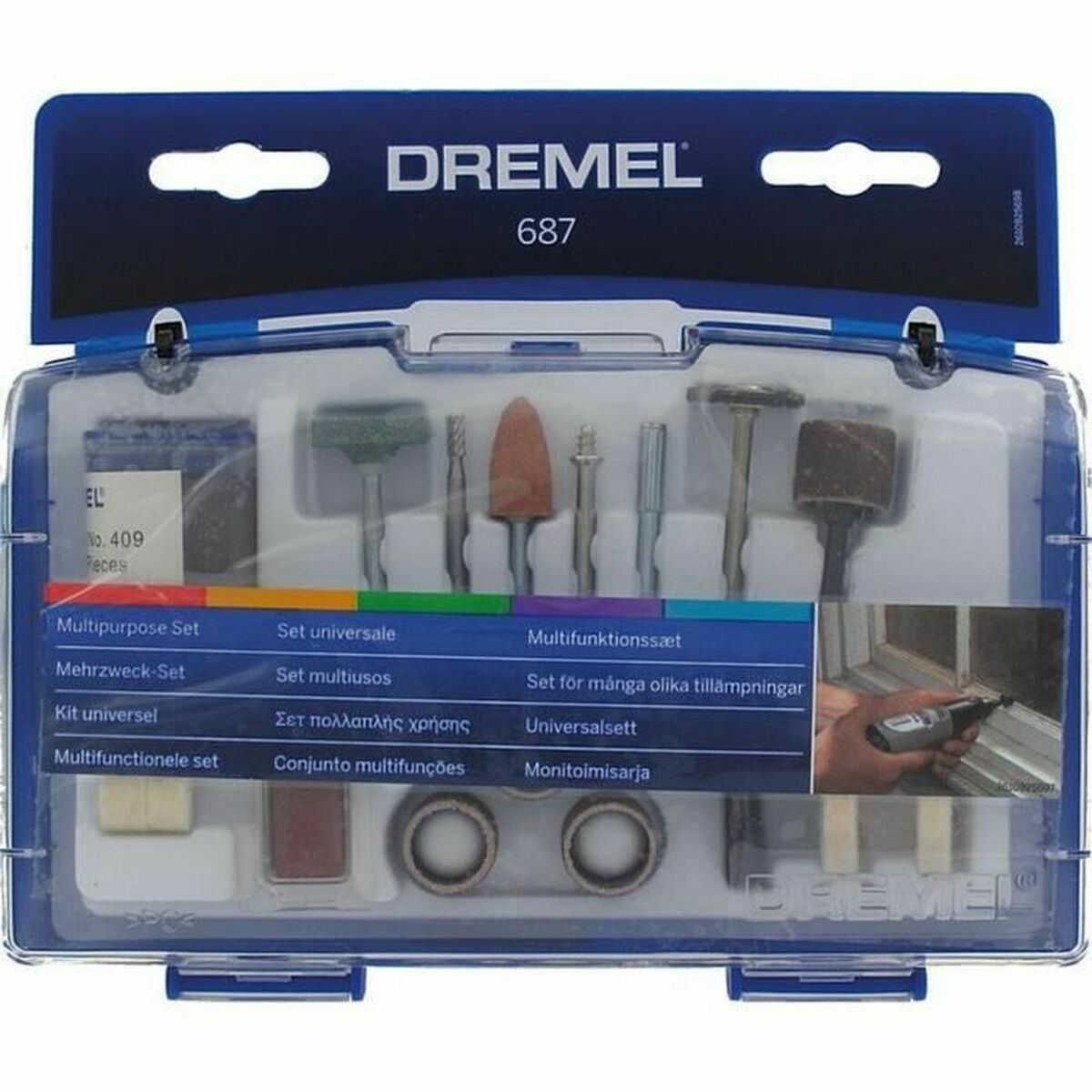 Multi-tool accessory set Dremel 687 52 Pieces Multi-tool accessory set Dremel 687 52 Pieces