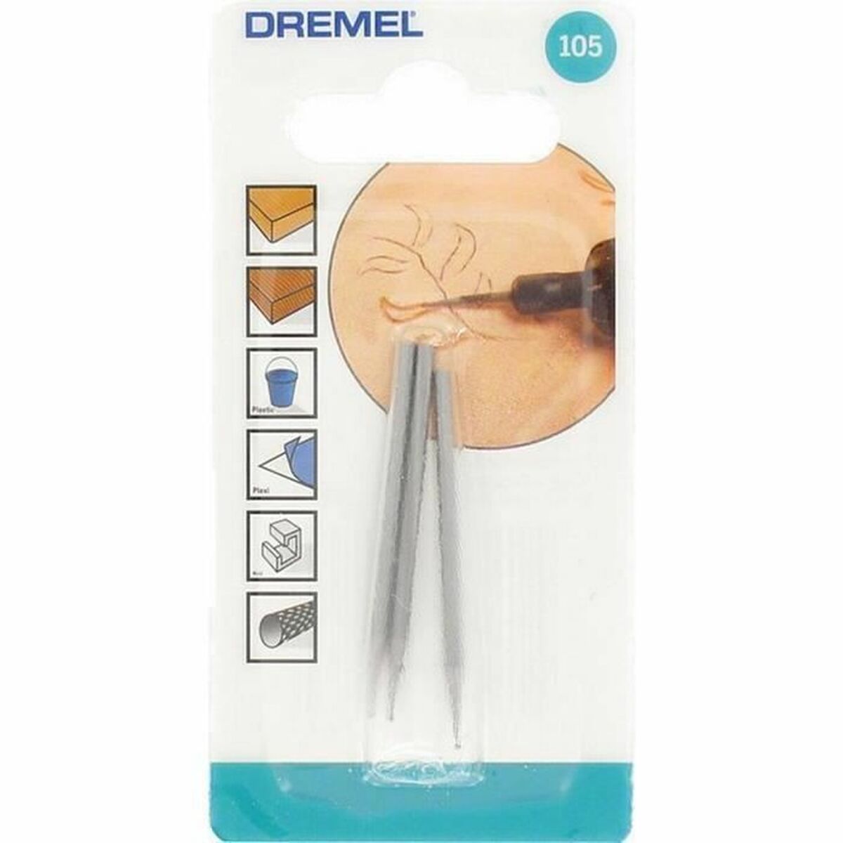 Milling Cutter Dremel 105  0,8 mm (3 Units)