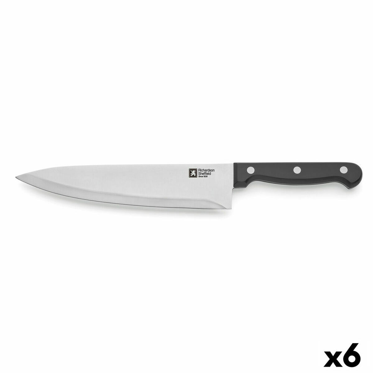 Chef’s knife Richardson Sheffield Artisan Black Metal 20,5 cm (Pack 6x)