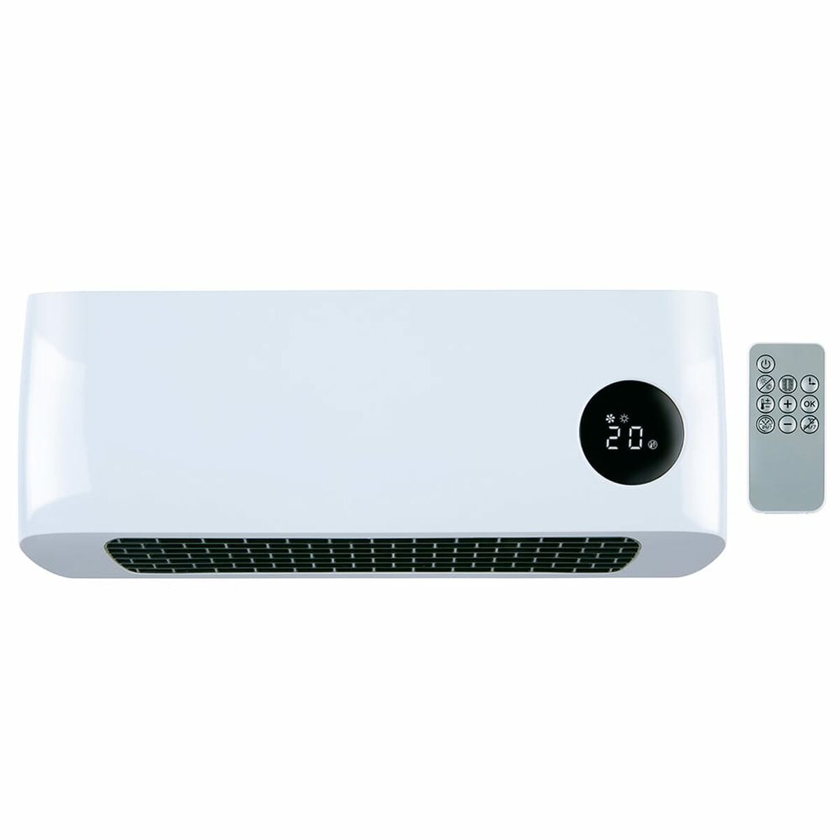 Electric Ceramic Heater Alpina White 1000-2000 W Electric Ceramic Heater Alpina White 1000-2000 W