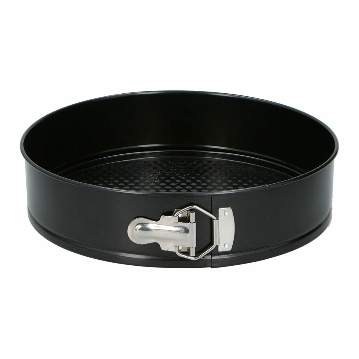 Cake Mould Alpina Non-slip Circular Black Steel Ø 28 x 6,7 cm Cake Mould Alpina Non-slip Circular Black Steel Ø 28 x 6,7 cm