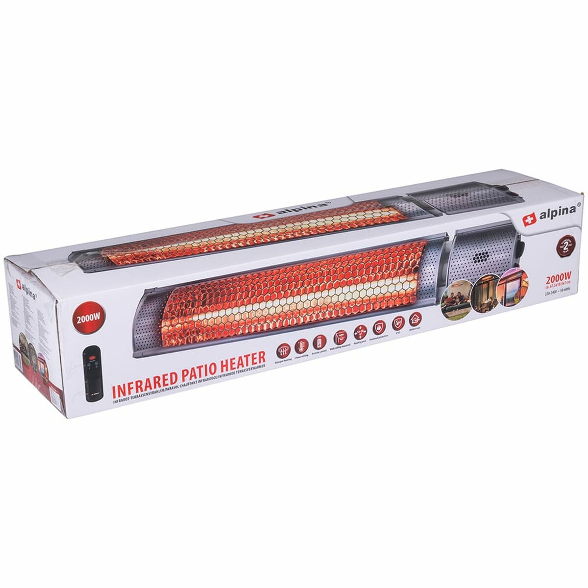 Heater Alpina Grey