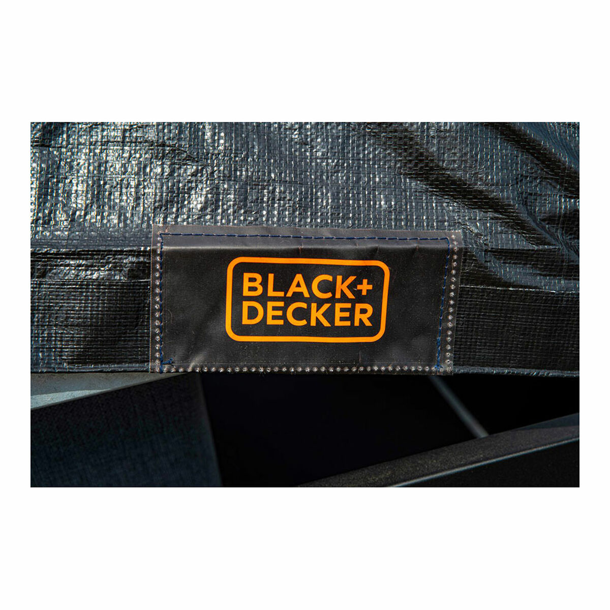 Trailer cover Black & Decker Black 3 x 4 m