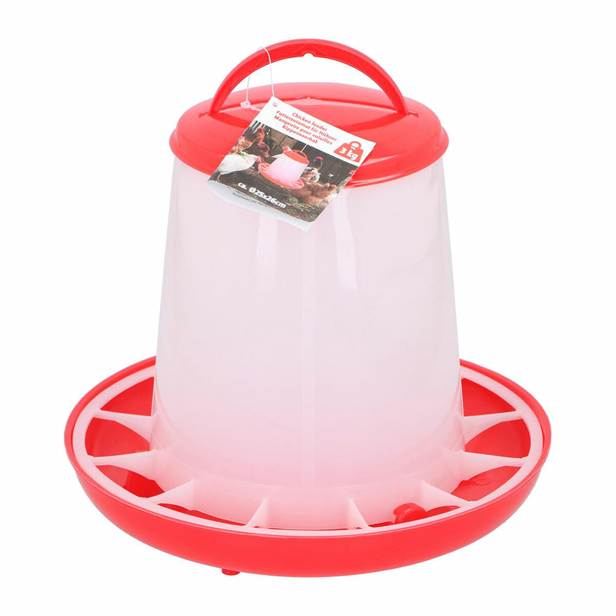 Poultry feeder Lifetime 3 Kg  25 x 26 cm