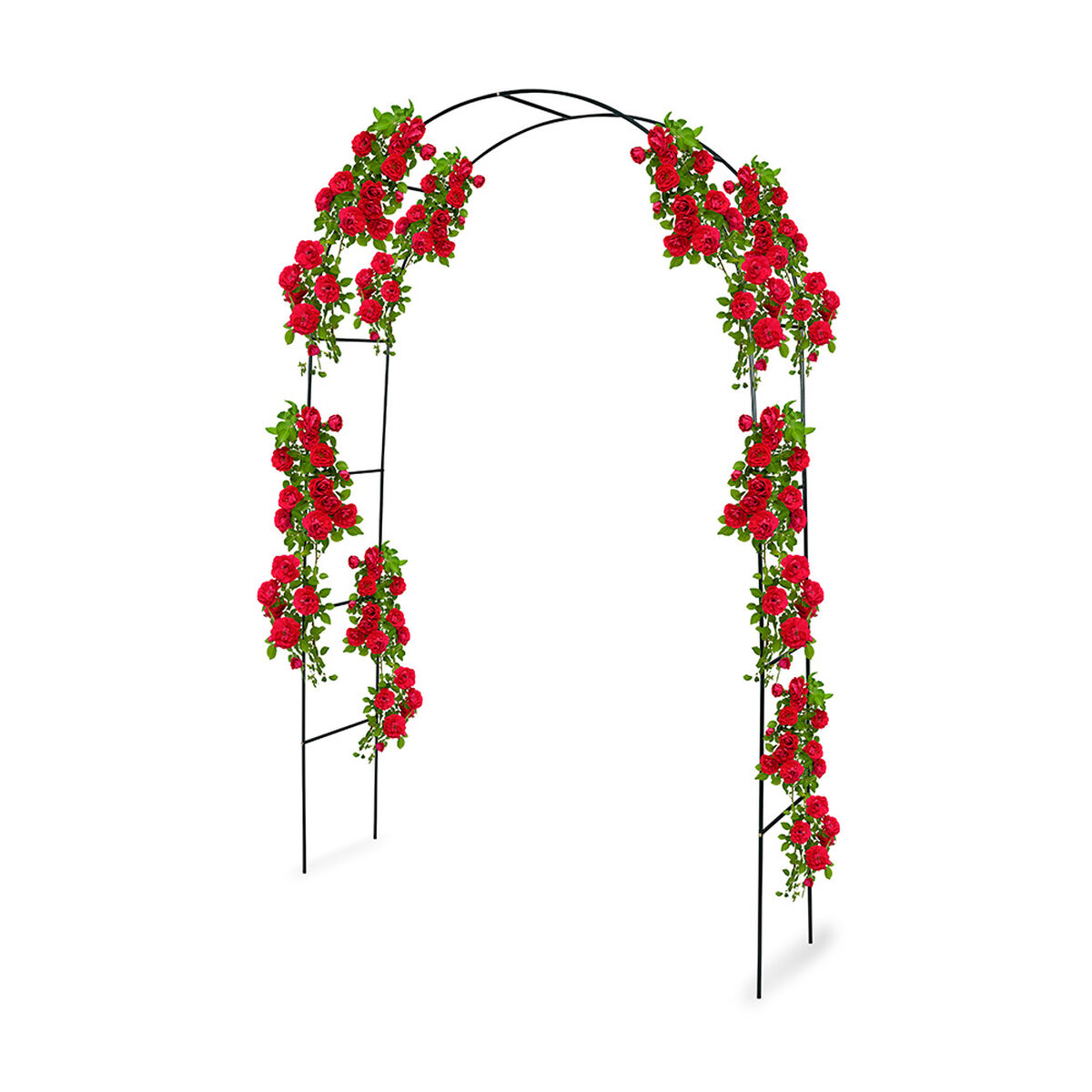 Garden Arch Kinzo 240 x 140 cm Metal Roses