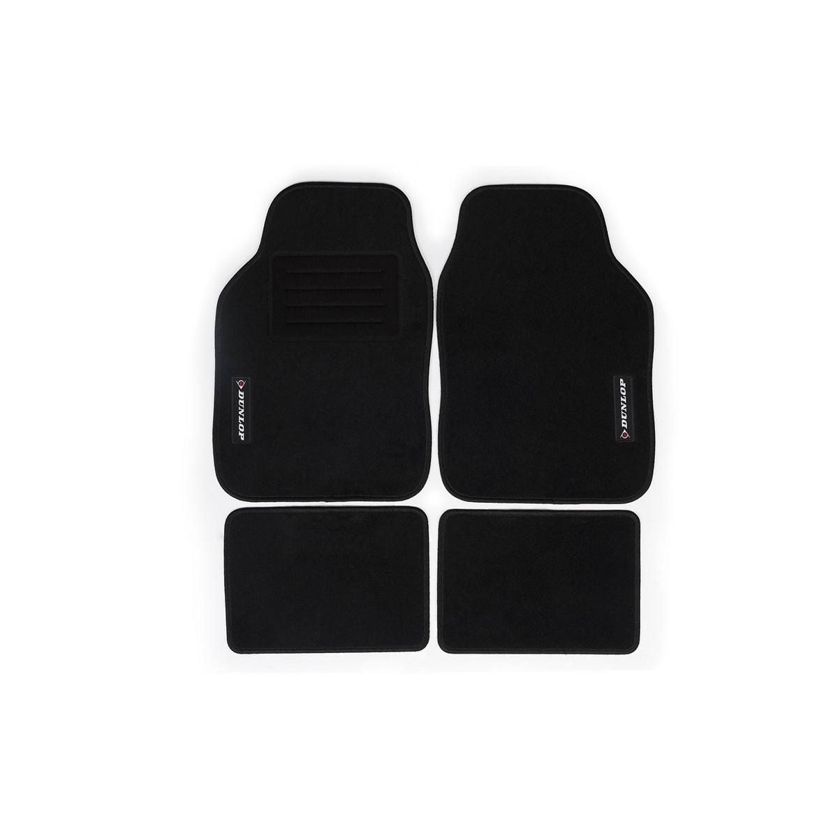 Car Floor Mat Set Dunlop Universal 4 Pieces Black Car Floor Mat Set Dunlop Universal 4 Pieces Black