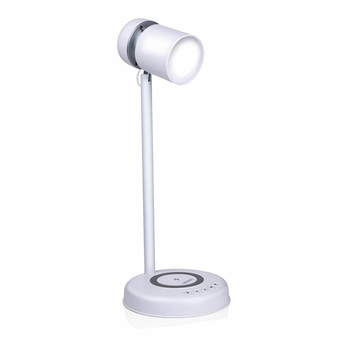 LED lamp with Speaker and Wireless Charger Grundig White 15 W 76 Lm  12 x 34 cm Plastic 3-in-1 LED lamp with Speaker and Wireless Charger Grundig White 15 W 76 Lm  12 x 34 cm Plastic 3-in-1