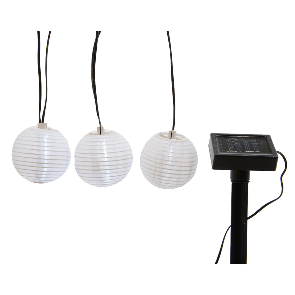 Wreath of LED Lights Lumineo Exterior Solar White (7,5 m)