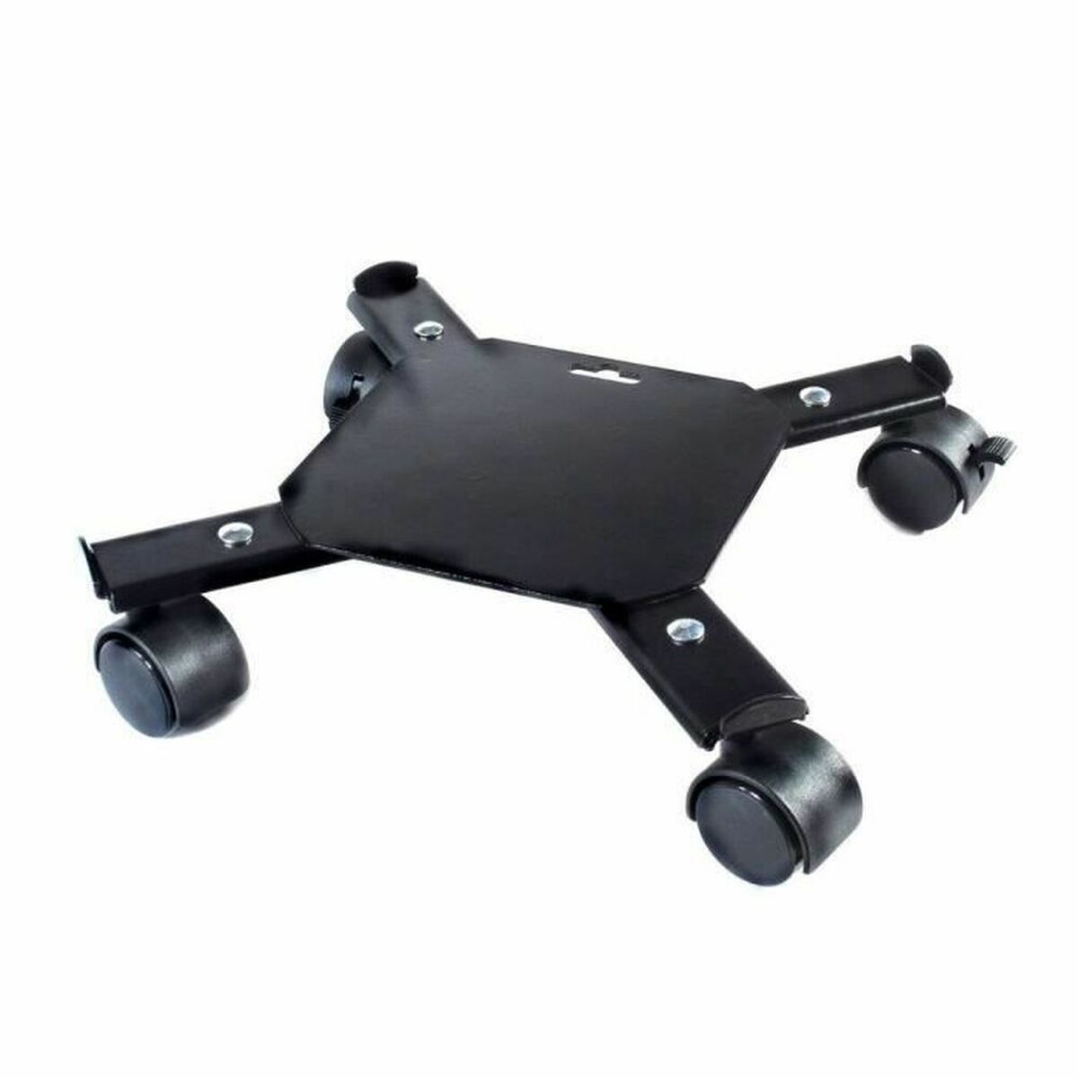 Flowerpot Standt with Wheels Nature Black Metal Flowerpot Standt with Wheels Nature Black Metal