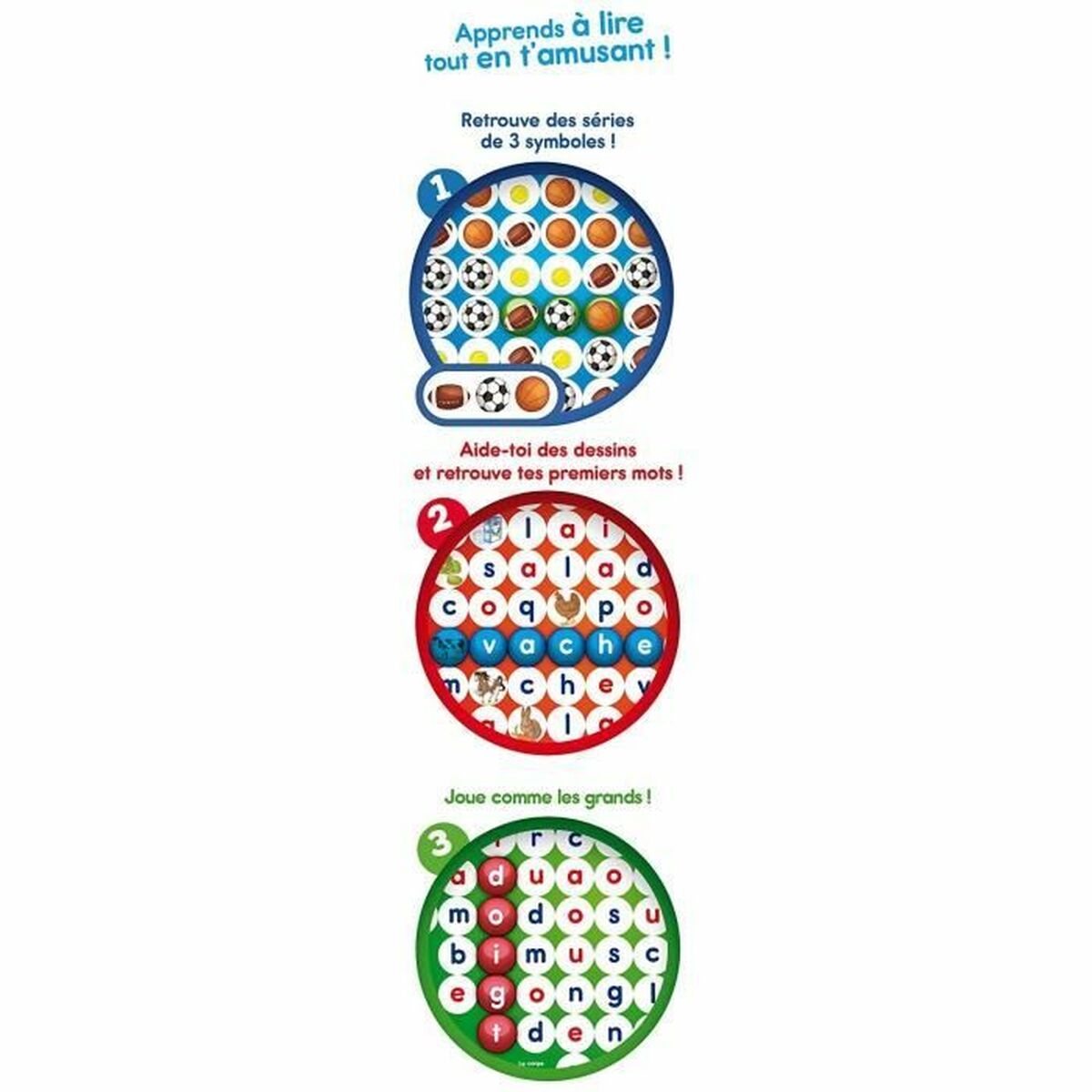 Board game Goliath Mots MÃªlÃ©s Junior (FR) Red (French) (1 Piece)