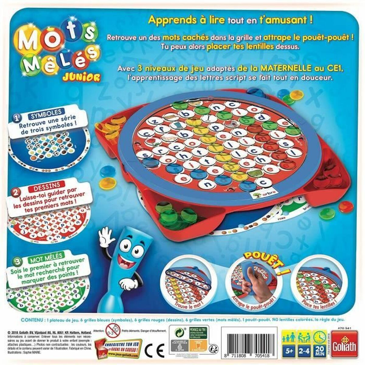 Board game Goliath Mots MÃªlÃ©s Junior (FR) Red (French) (1 Piece)